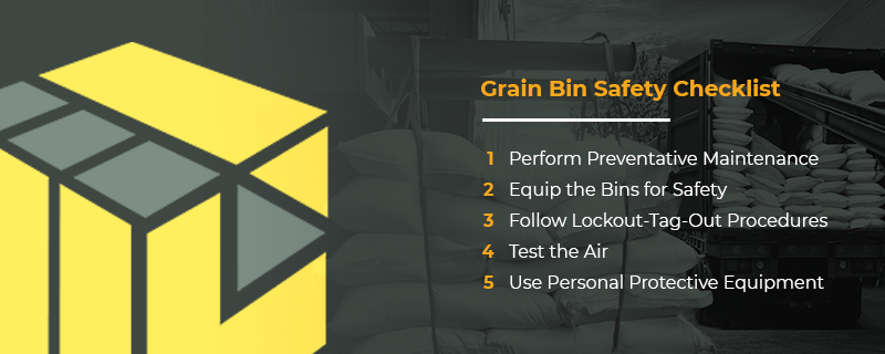 grain bin safety checklist 