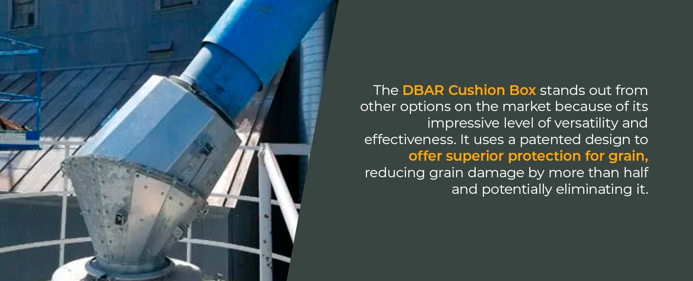 DBAR cushion box for grain protection