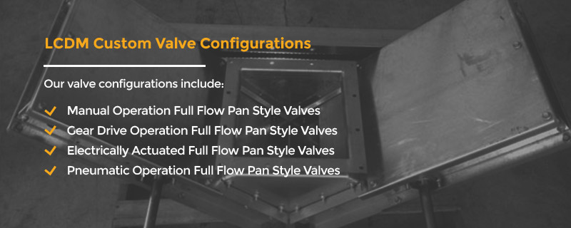 custom valve configurations