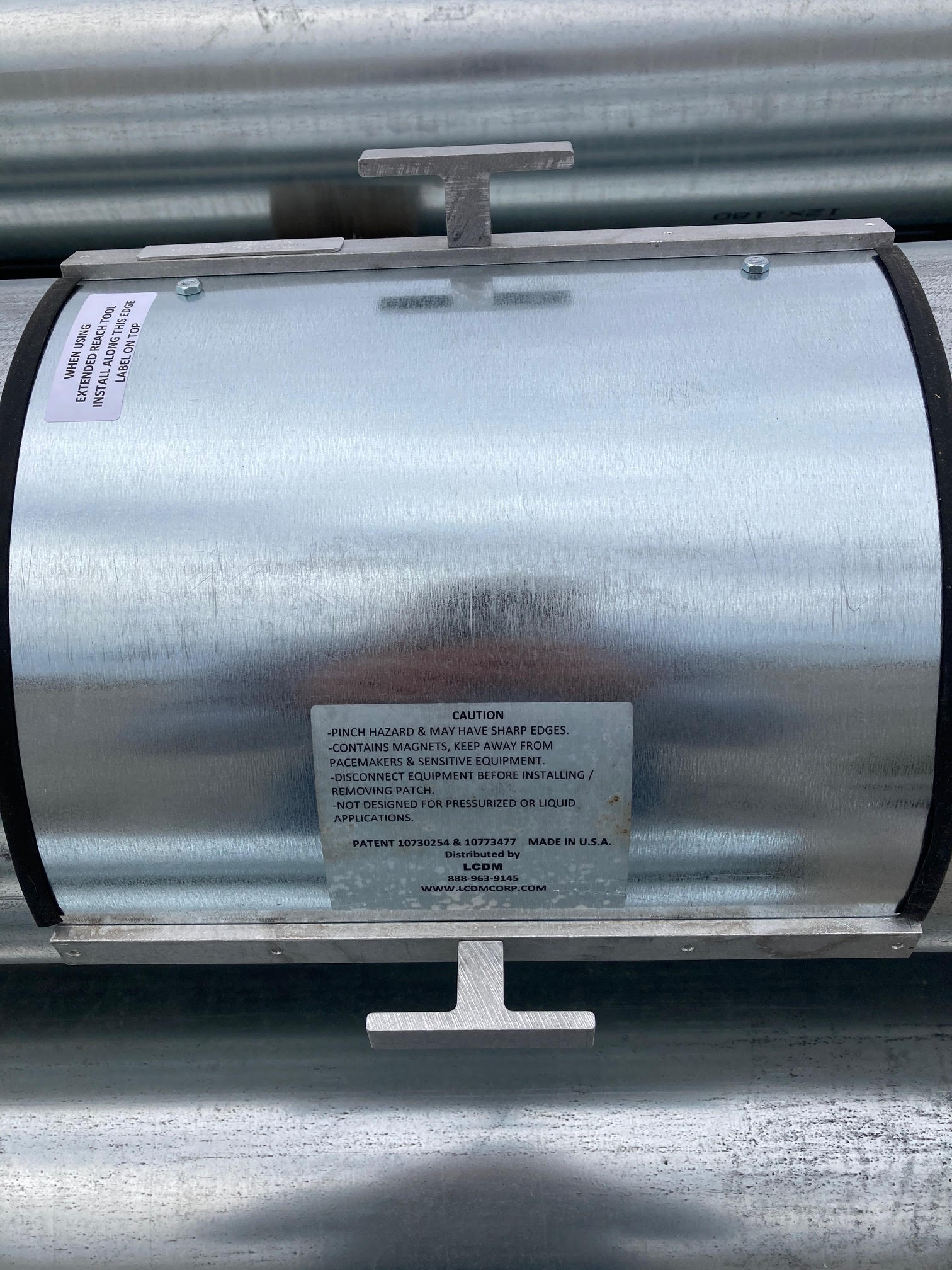 Magnetic Patch for Grain Handling
