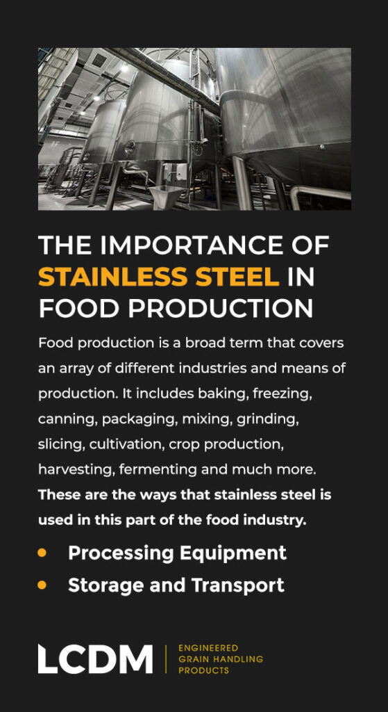 The Importance of Stainless Steel in Food Production